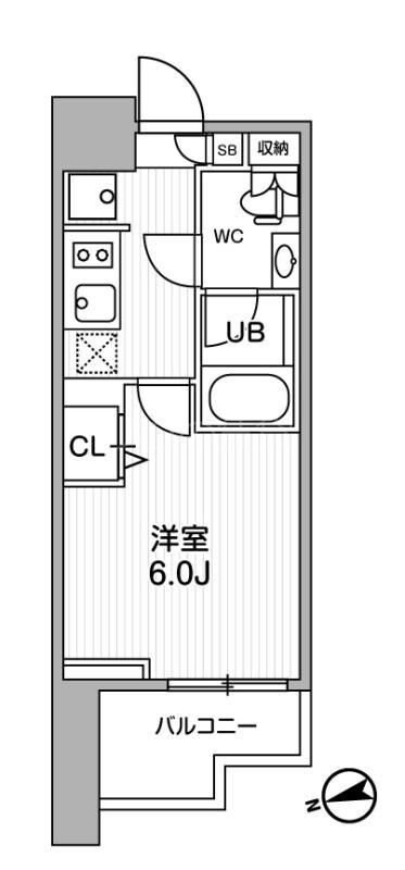 ALTERNA南大井の物件間取画像