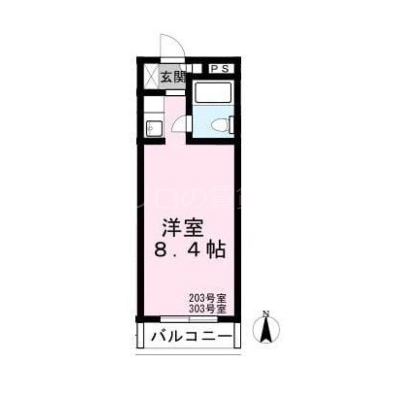 エレガンシティ池上の物件間取画像