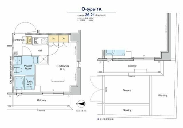 プラウドフラット品川大井町の物件間取画像