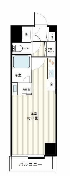 カスタリア尾山台の物件間取画像