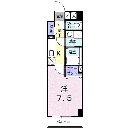 Long HouseⅡの物件間取画像