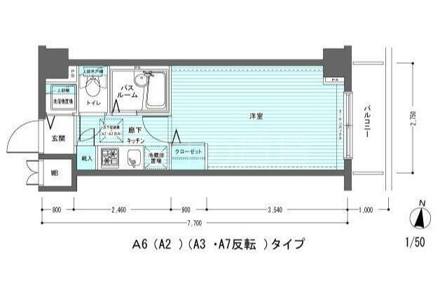 レジディア多摩川の物件間取画像