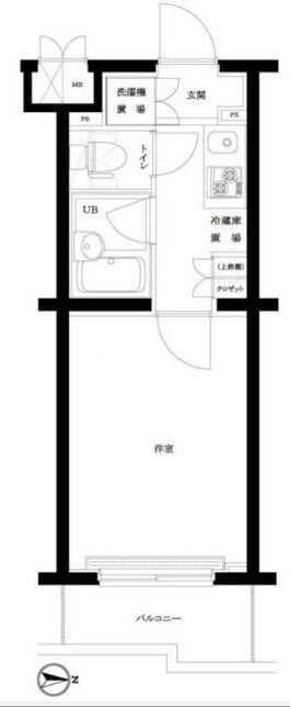 ルーブル蒲田本町の物件間取画像