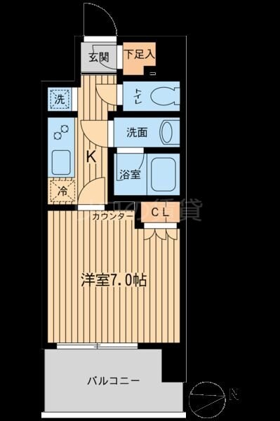 エルシア五反田の物件間取画像