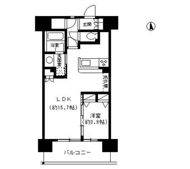 パークキューブ東品川の物件間取画像