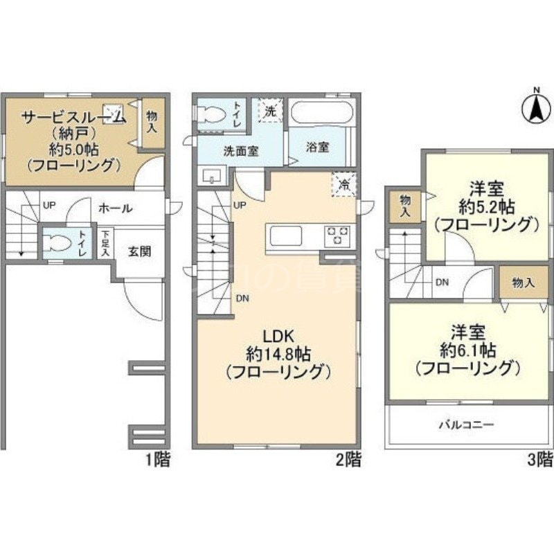 Ｋｏｌｅｔ大森町の物件間取画像