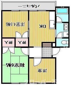 グリーンハイツ高尾の物件間取画像