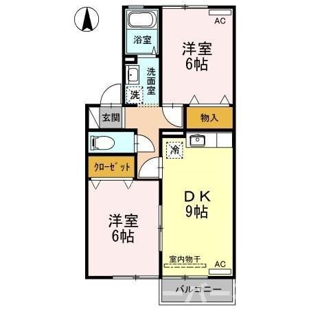 ボナール立江の物件間取画像