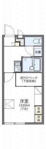 レオパレスハーモニーの物件間取画像