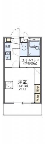 レオパレスシャルム瀬戸の物件間取画像