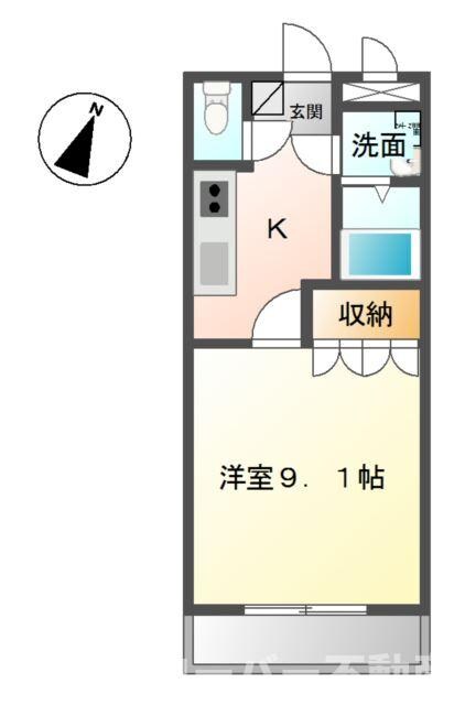 ハイツフレンドの物件間取画像