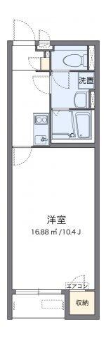 クレイノグローリーⅡの物件間取画像