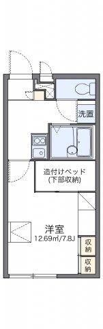 レオパレス久米東の物件間取画像