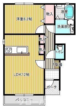 サンガーデン田村の物件間取画像