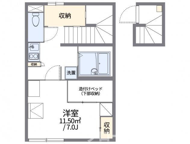 レオパレス観音寺の物件間取画像