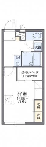 レオパレスやまきたの物件間取画像