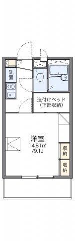 レオパレスＧＡＺＥＢＯ１２の物件間取画像