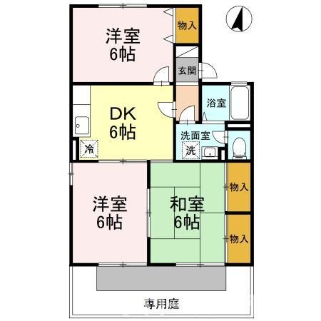 セジュール坂出の物件間取画像