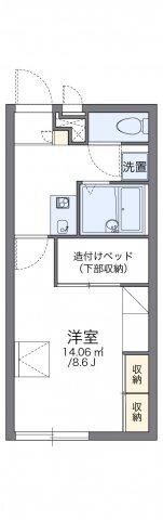 レオパレス東大浜の物件間取画像