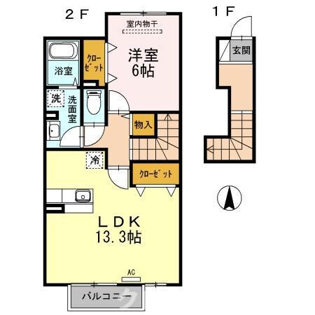 サンシャインの物件間取画像