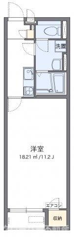 クレイノ福江の物件間取画像