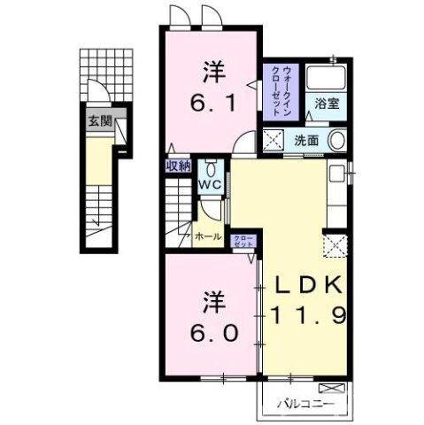 カルム・道の物件間取画像