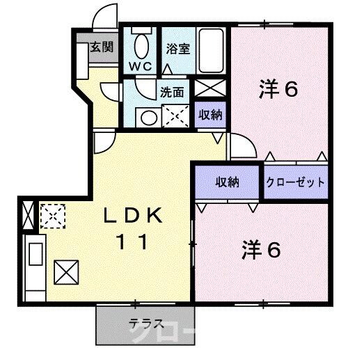 ファイン　ブラザーの物件間取画像