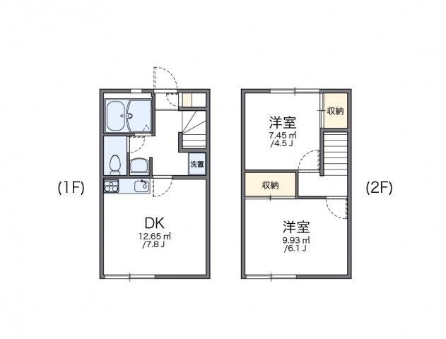 レオパレス高木の物件間取画像