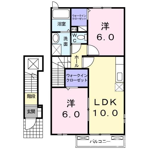 シンフォニーＦ　Ⅰの物件間取画像