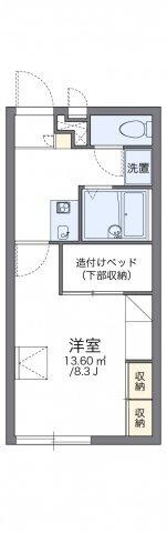 レオパレスヴィルヌーブの物件間取画像