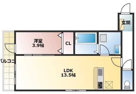 Avenirの物件間取画像