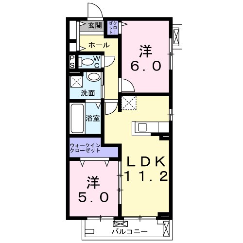 コンフォールの物件間取画像