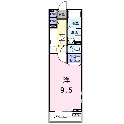 グレイス渚の物件間取画像