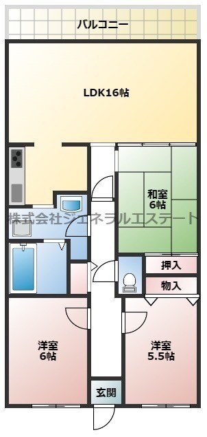 PHOENIX COURT 交野Ⅰの物件間取画像