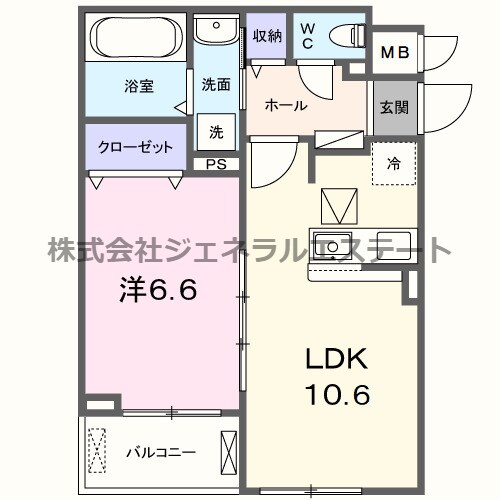 東神田町アパートＷＥＳＴの物件間取画像