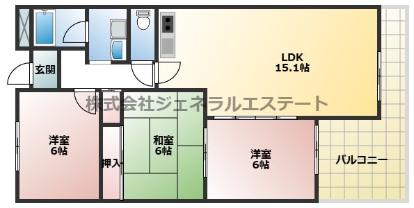 アーバンハイム守口の物件間取画像