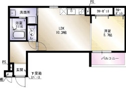 フジパレス上神田Ⅱ番館の物件間取画像