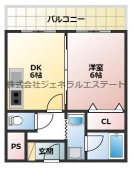 ドムール四條畷の物件間取画像