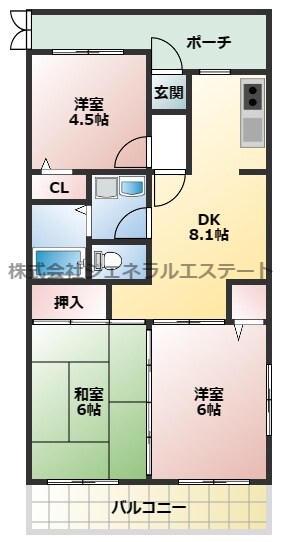 リバーサイドマンション川勝の物件間取画像