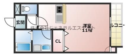 ベルリード交野の物件間取画像