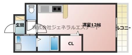 アンプルール　Angeの物件間取画像