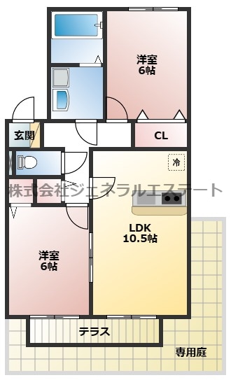 ラカーサ大久保の物件間取画像