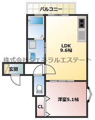 クリエオーレ萱島東の物件間取画像