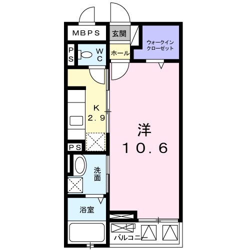 グゥテェ　ライゼ　Ｂの物件間取画像