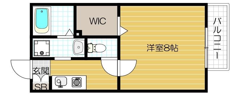 コンフォートの物件間取画像