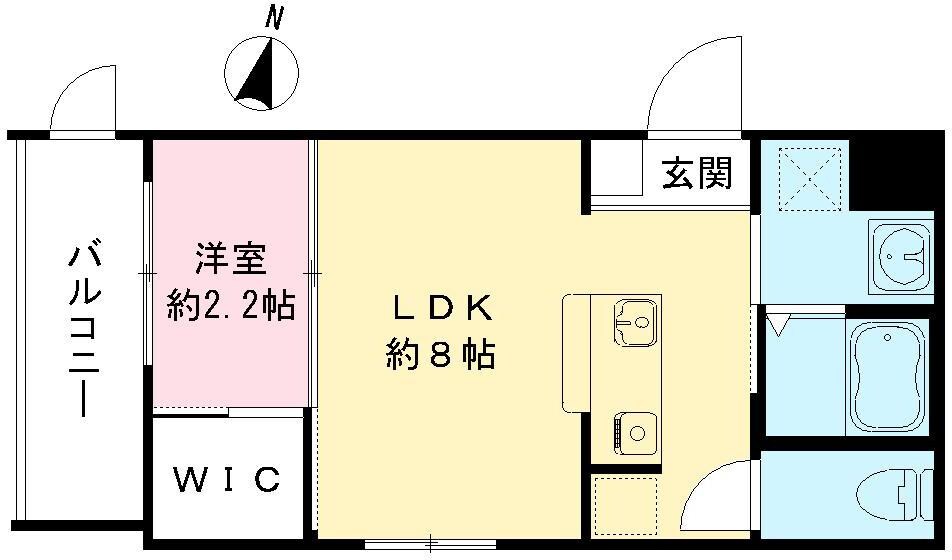 リアフラッツ香里園SOUTHの物件間取画像