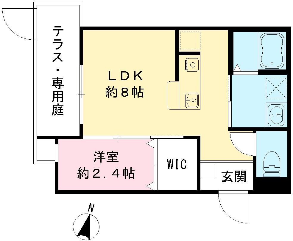 リアフラッツ香里園NORTHの物件間取画像