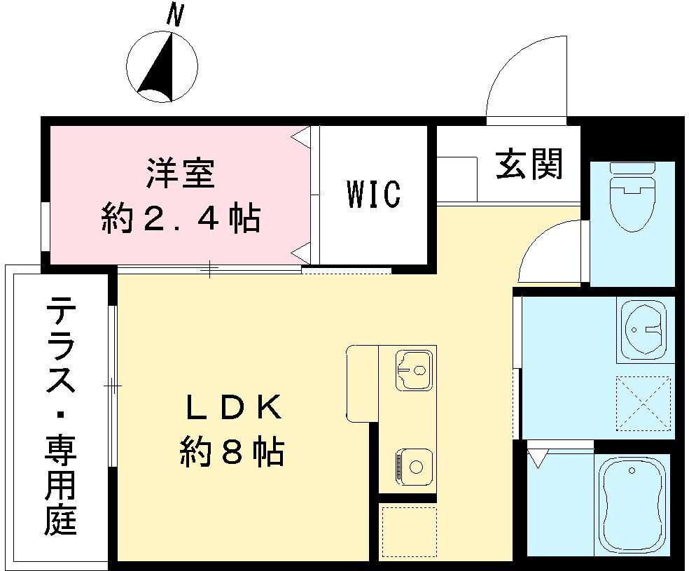 リアフラッツ香里園NORTHの物件間取画像