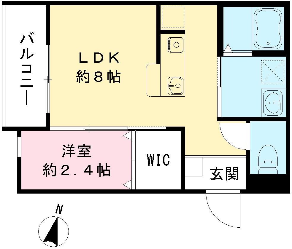 リアフラッツ香里園NORTHの物件間取画像