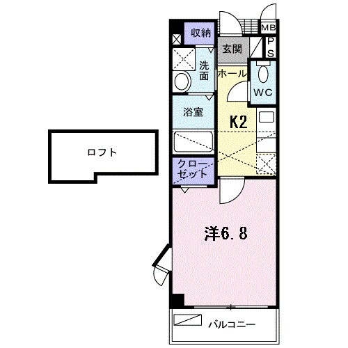 グリシーナⅠの物件間取画像